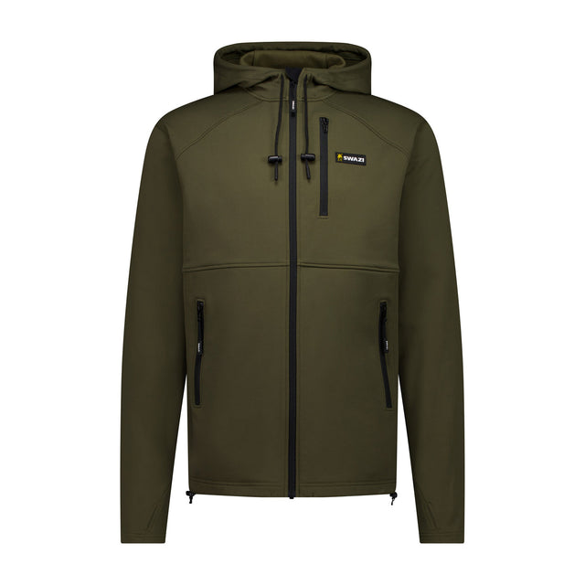 Swazi - Stalker Hooded Fleece Jakke // Stone fra Swazi - billede nr. 1 hos GrejFreak.dk