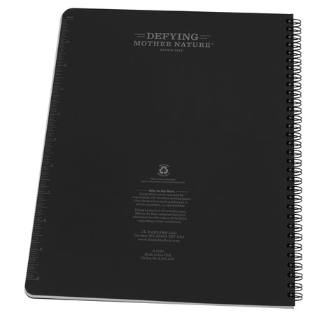 Rite in The Rain - Side Spiral Notebook 22 x 28 cm // Sort fra Rite In The Rain - billede nr. 2 hos GrejFreak.dk