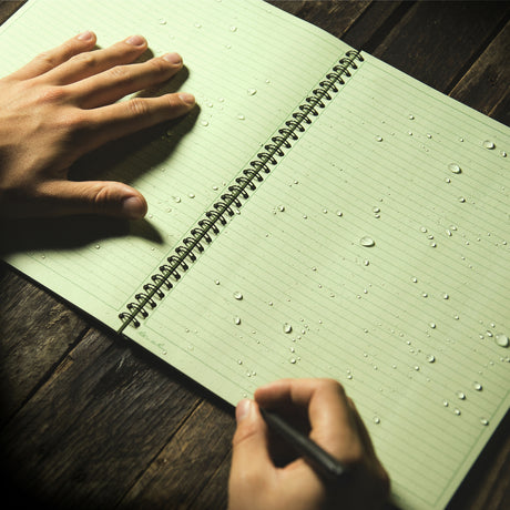 Rite in The Rain - Side Spiral Notebook 22 x 28 cm // Grøn fra Rite In The Rain - billede nr. 4 hos GrejFreak.dk