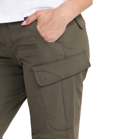 5.11 - Womens Stryke Mid Rise Pants m. Flex-Tac // Ranger Green fra 5.11 - billede nr. 3 hos GrejFreak.dk