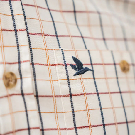 Seeland - Oxford Shooting Skjorte // Classic Blue/Merlot Check fra Seeland - billede nr. 3 hos GrejFreak.dk