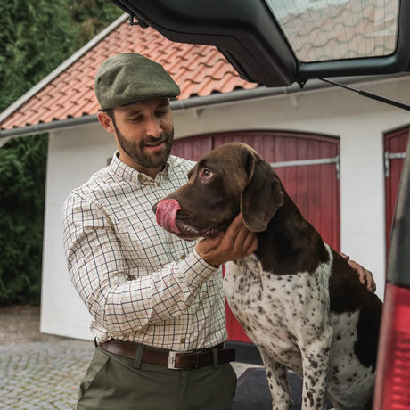 Seeland - Oxford Shooting Skjorte // Classic Blue/Merlot Check fra Seeland - billede nr. 6 hos GrejFreak.dk