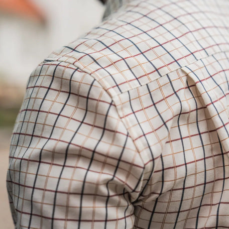 Seeland - Oxford Shooting Skjorte // Classic Blue/Merlot Check fra Seeland - billede nr. 5 hos GrejFreak.dk