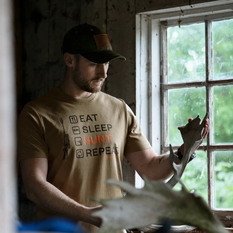 Seeland - Crosslist T-shirt // Covert Green fra Seeland - billede nr. 3 hos GrejFreak.dk