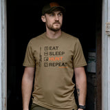 Seeland - Crosslist T-shirt // Covert Green fra Seeland - billede nr. 4 hos GrejFreak.dk