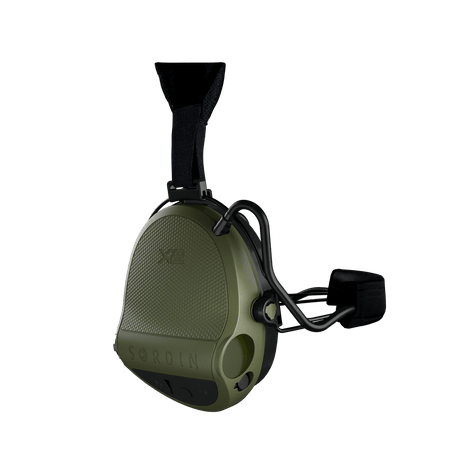 Sordin - Supreme X2 Elektronisk Neckband Høreværn m. GEL // Grøn fra Sordin - billede nr. 3 hos GrejFreak.dk