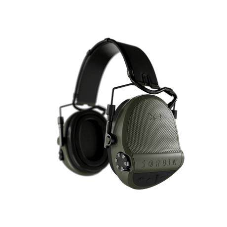 Sordin - Supreme X2 Elektronisk Høreværn m. GEL // Grøn fra Sordin - billede nr. 1 hos GrejFreak.dk