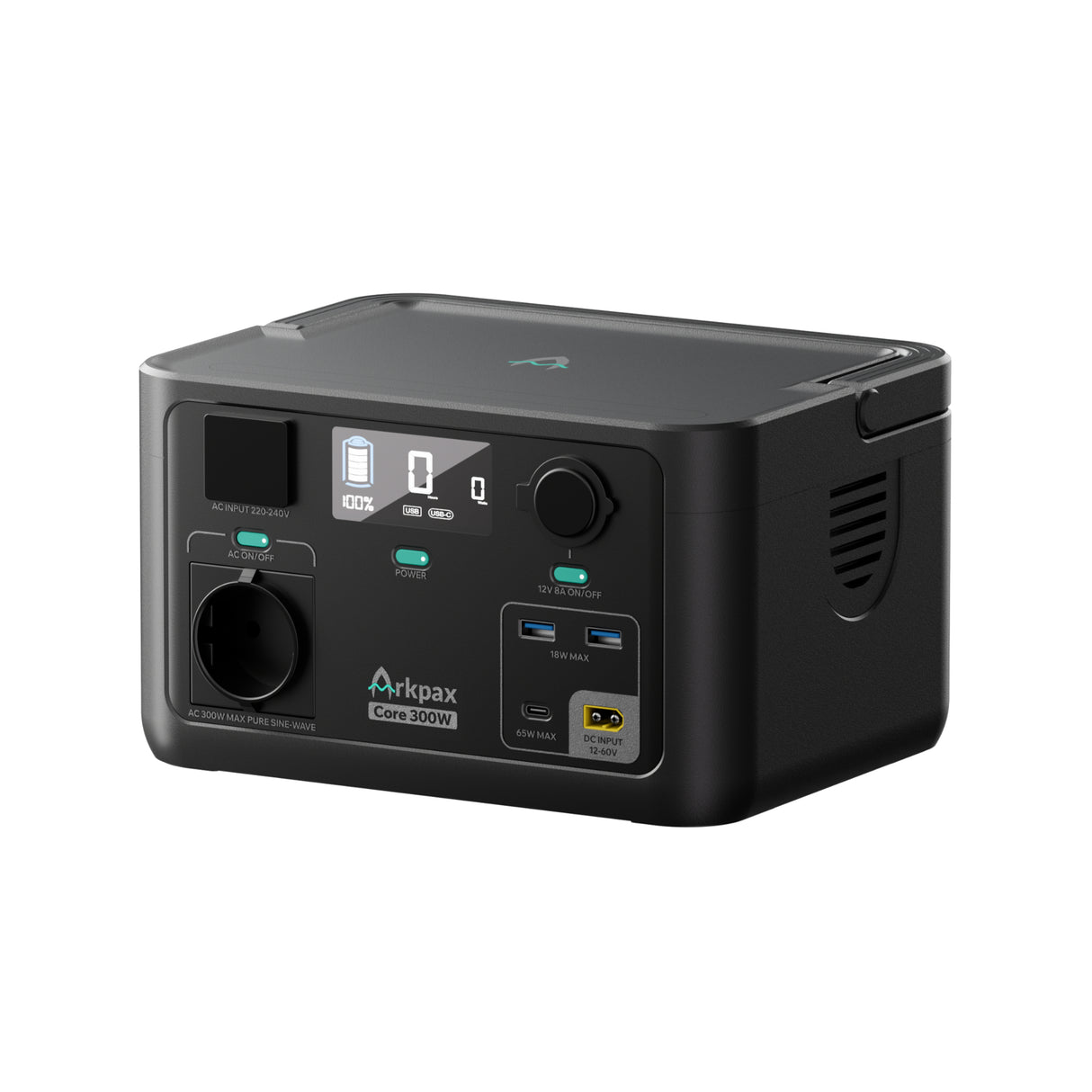 Arkpax - Core 300W Transportabel Power Station fra Arkpax - billede nr. 3 hos GrejFreak.dk