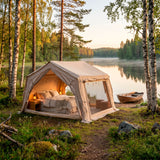 Sunny Hiker - Oppustelig Cottage Bomuld 5-personers Telt fra Sunny Hiker - billede nr. 4 hos GrejFreak.dk