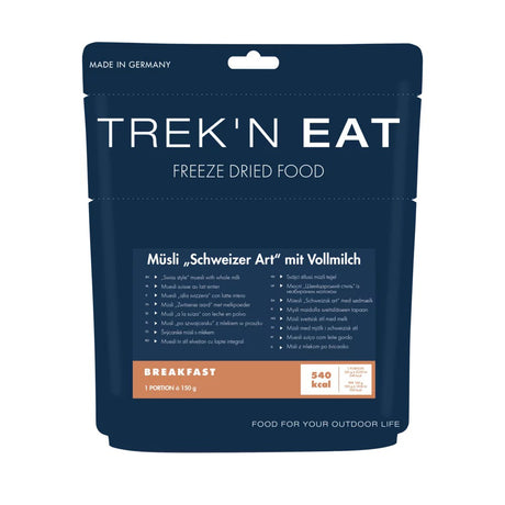 Trek'n Eat - Müsli 'Schweizer Art' Med Frugt Og Mælk (576 kcal) fra Trek'n Eat - billede nr. 1 hos GrejFreak.dk