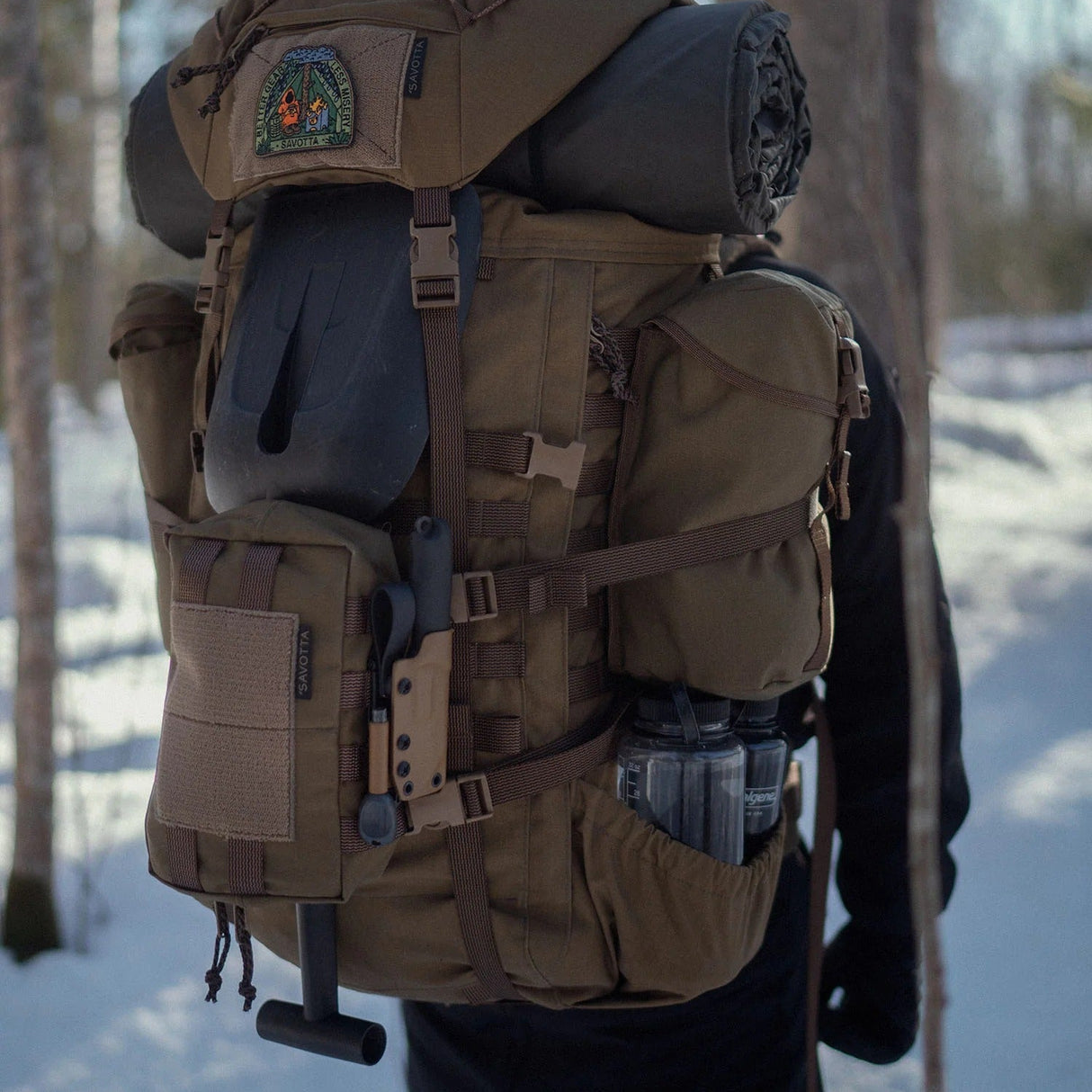 Savotta - Rintamus Chest Pack // Grøn fra Savotta - billede nr. 7 hos GrejFreak.dk