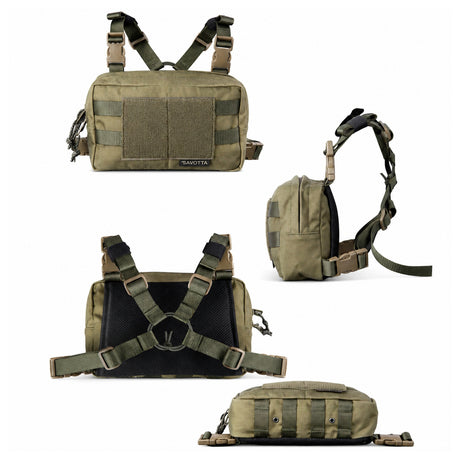 Savotta - Rintamus Chest Pack // Grøn fra Savotta - billede nr. 2 hos GrejFreak.dk