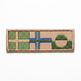 K-Force Tactical - Aflangt Kongeriget Danmark Flag Patch // Olivengrøn fra K-Force Tactical - billede nr. 1 hos GrejFreak.dk