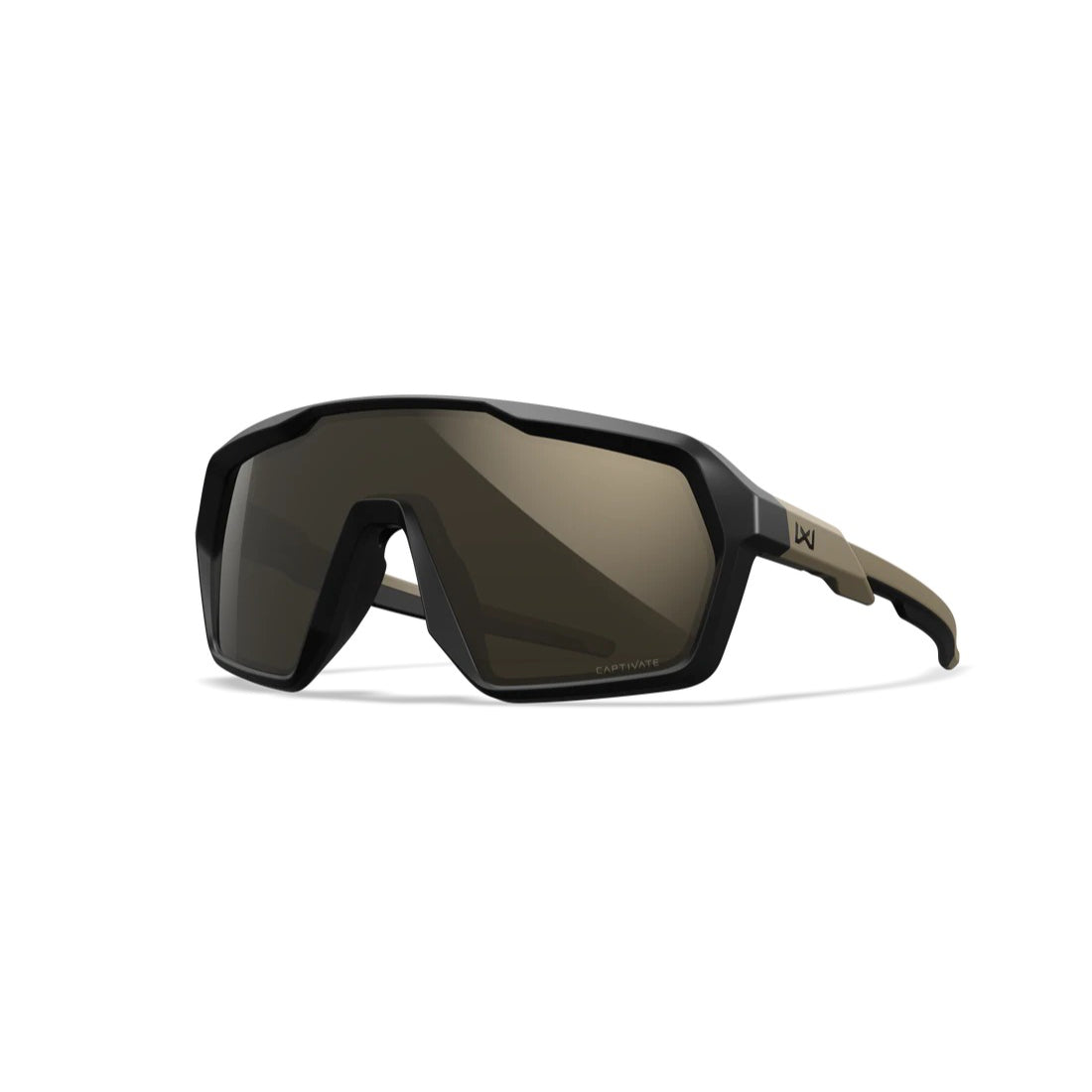 Wiley X - Citadel Captivate Ballistiske Solbriller // Tan Stel - Tungsten Mirror fra Wiley X - billede nr. 1 hos GrejFreak.dk
