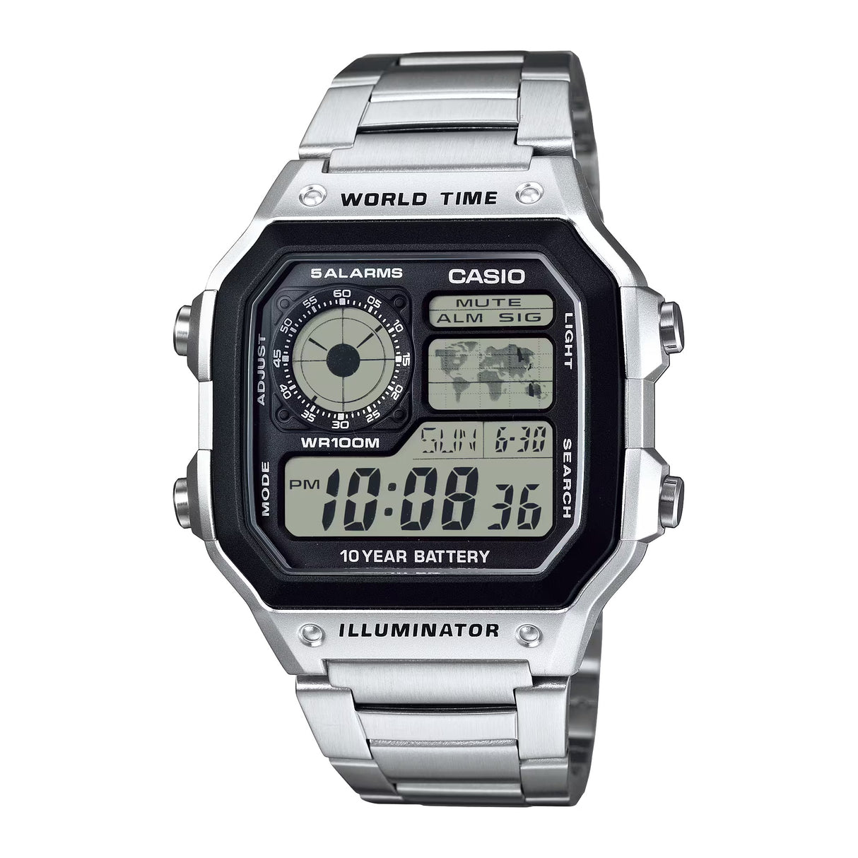 Casio - Timeless AE-1200WHD-1AVEF fra Casio - billede nr. 1 hos GrejFreak.dk