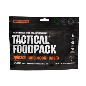 Tactical Foodpack - Pasta Med Svampe og Spinat, 525 kcal fra Tactical Foodpack - billede nr. 1 hos GrejFreak.dk