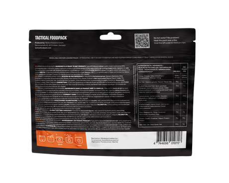 Tactical Foodpack - TF Spinach Mushroom Pasta 110g fra Tactical Foodpack - billede nr. 3 hos GrejFreak.dk