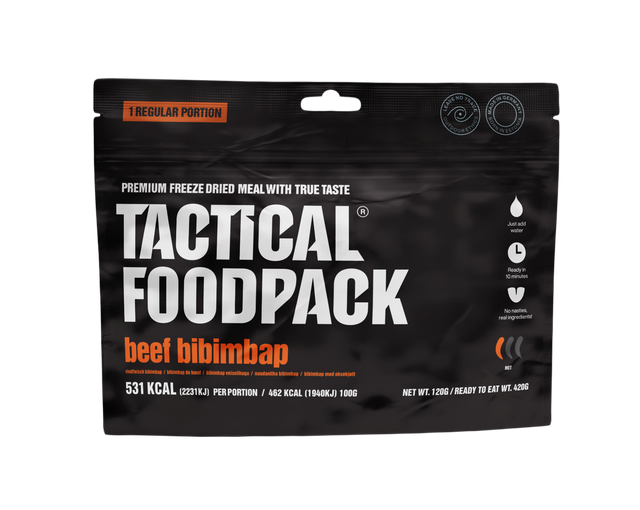 Tactical Foodpack - TF Beef Bibimbap 120g fra Tactical Foodpack - billede nr. 1 hos GrejFreak.dk