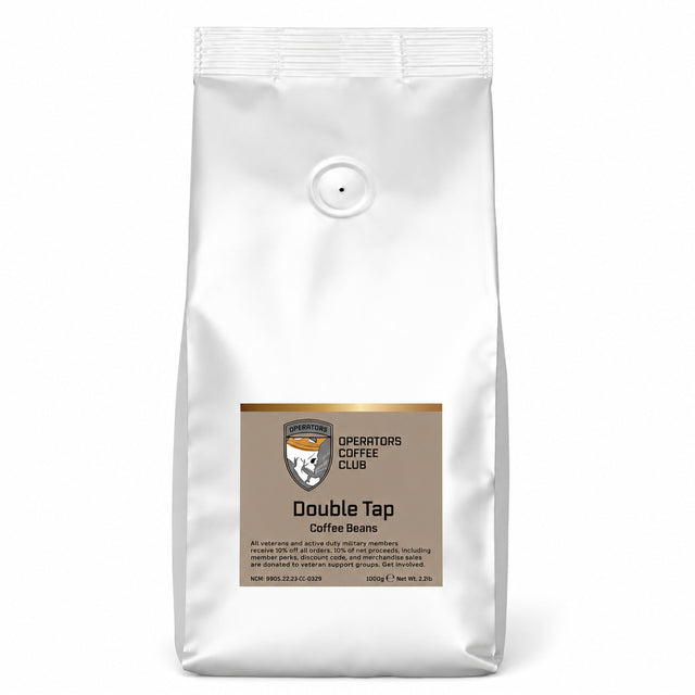 Operators Coffee Club - Double Tap Original Italiensk Espresso Kaffebønner, 1kg fra Operators Coffee Club - billede nr. 1 hos GrejFreak.dk