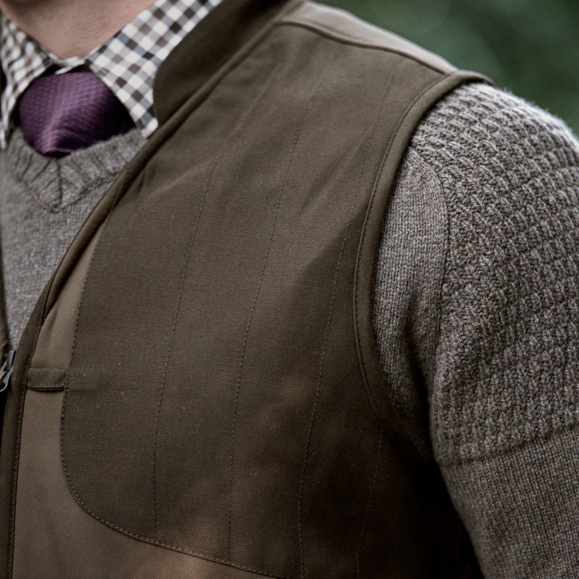 Härkila - Skye Skydevest // Willow green / Shadow brown fra Härkila - billede nr. 4 hos GrejFreak.dk