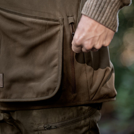 Härkila - Skye Skydevest // Willow green / Shadow brown fra Härkila - billede nr. 8 hos GrejFreak.dk