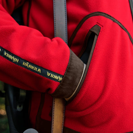 Härkila - Kamko Regal Vendbar Fleece Jakke // Rød / Brun fra Härkila - billede nr. 6 hos GrejFreak.dk