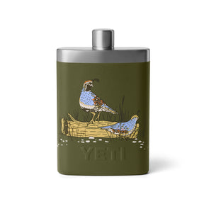 YETI - Rambler Flask Lommelærke // Upland Bird Olivengrøn fra YETI - billede nr. 1 hos GrejFreak.dk