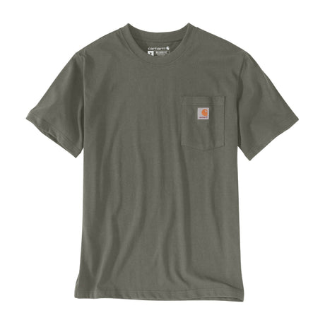 Carhartt - Dearborn Relaxed Pocket T-Shirt // Dusty Olive fra Carhartt - billede nr. 1 hos GrejFreak.dk