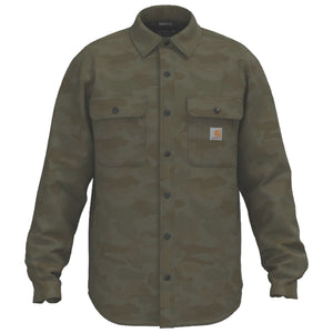 Carhartt - Canvas Fleece Lined Skjortejakke // Army Green Camo fra Carhartt - billede nr. 1 hos GrejFreak.dk