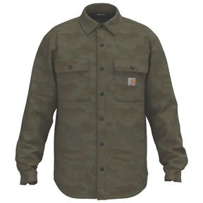 Carhartt - Canvas Fleece Lined Skjortejakke // Army Green Camo fra Carhartt - billede nr. 1 hos GrejFreak.dk