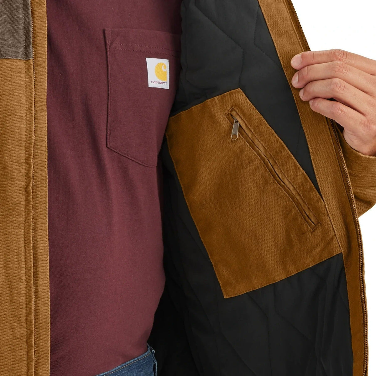 Carhartt - Montana Isoleret Jakke // Sort fra Carhartt - billede nr. 3 hos GrejFreak.dk