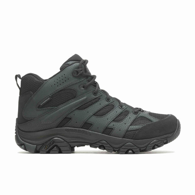 Merrell - Moab 3 Mid Tactical WP Unisex Vandrestøvler // Sort fra Merrell - billede nr. 1 hos GrejFreak.dk