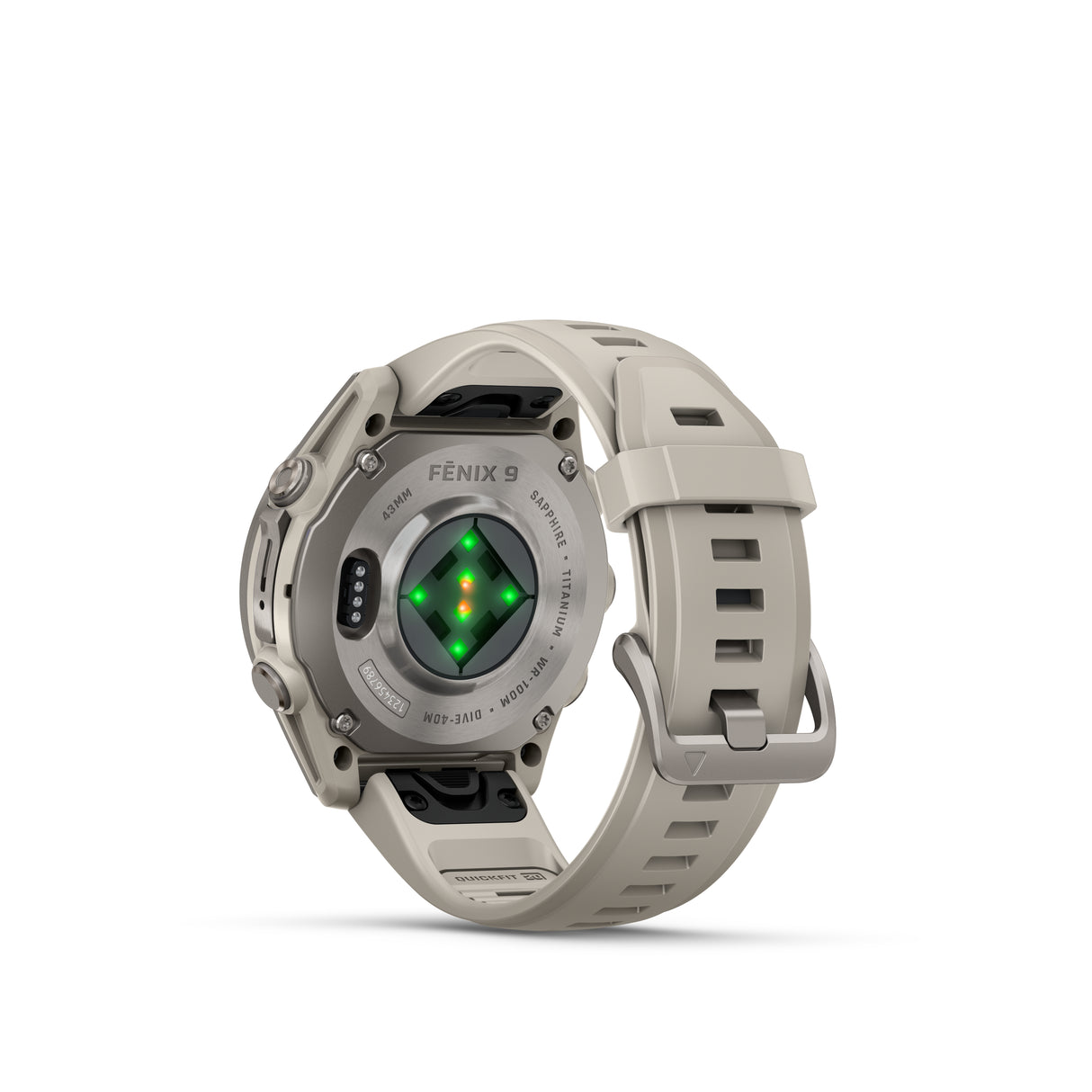Garmin - Fenix 9 Smartwatch 43 mm // Titanium Fog Grey fra Garmin - billede nr. 11 hos GrejFreak.dk