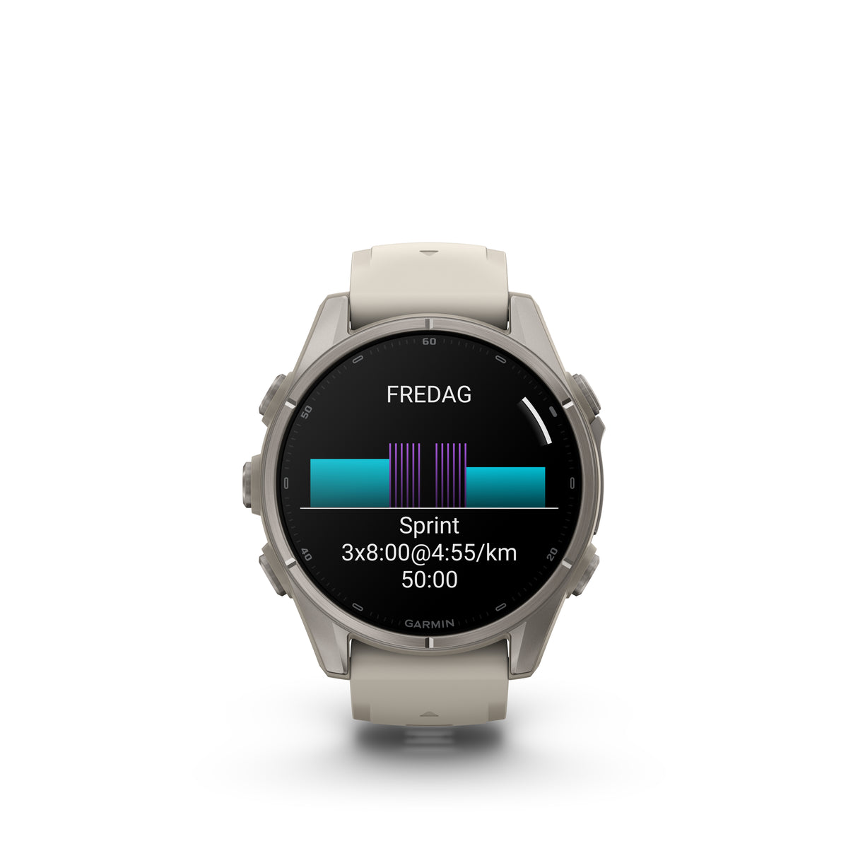 Garmin - Fenix 9 Smartwatch 43 mm // Titanium Fog Grey fra Garmin - billede nr. 6 hos GrejFreak.dk
