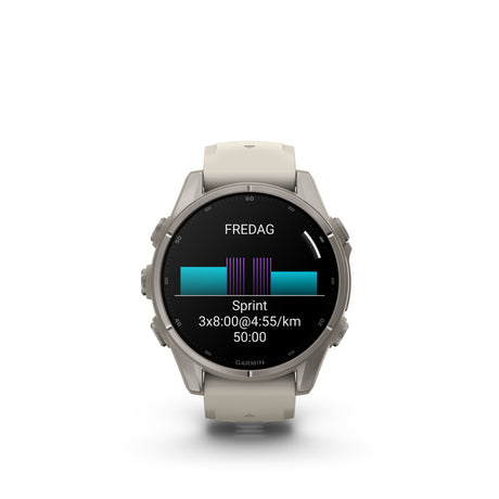 Garmin - Fenix 9 Smartwatch 43 mm // Titanium Fog Grey fra Garmin - billede nr. 6 hos GrejFreak.dk
