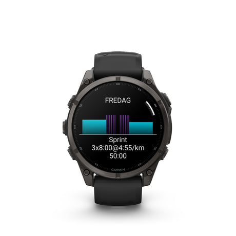 Garmin - Fenix 9 Smartwatch 47 mm // Carbon Grey DLC Titanium fra Garmin - billede nr. 6 hos GrejFreak.dk