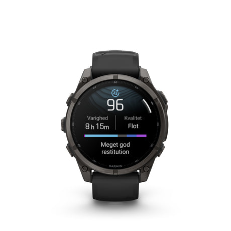 Garmin - Fenix 9 Smartwatch 47 mm // Carbon Grey DLC Titanium fra Garmin - billede nr. 8 hos GrejFreak.dk