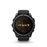 Garmin - Fenix 9 Smartwatch 51 mm // Carbon Grey DLC Titanium fra Garmin - billede nr. 1 hos GrejFreak.dk