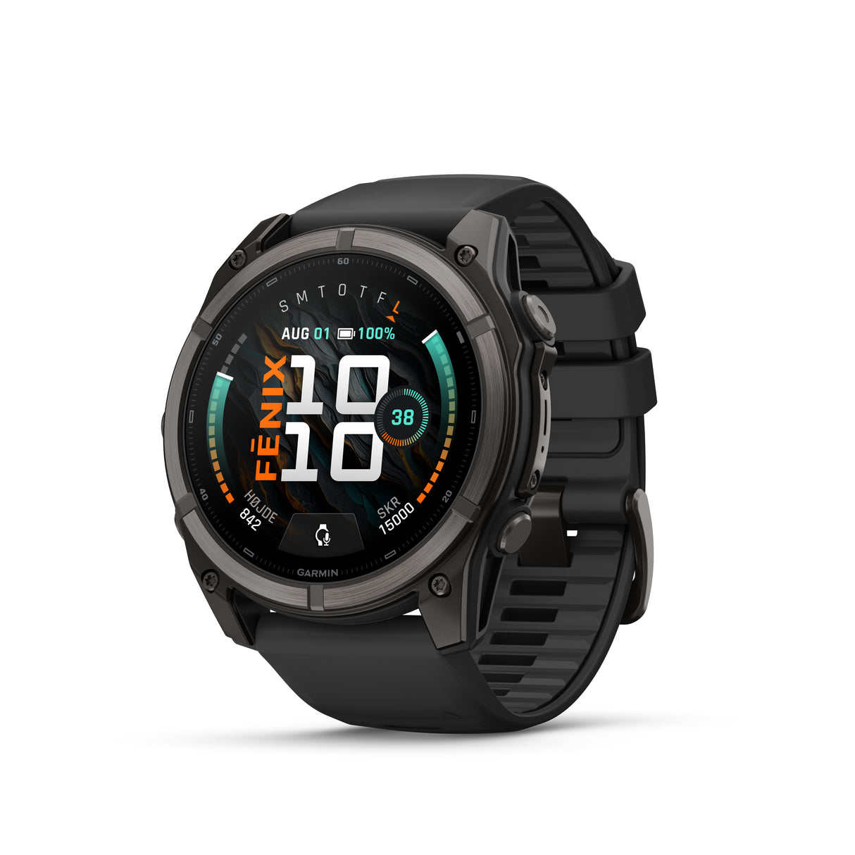 Garmin - Fenix 9 Smartwatch 51 mm // Carbon Grey DLC Titanium fra Garmin - billede nr. 2 hos GrejFreak.dk