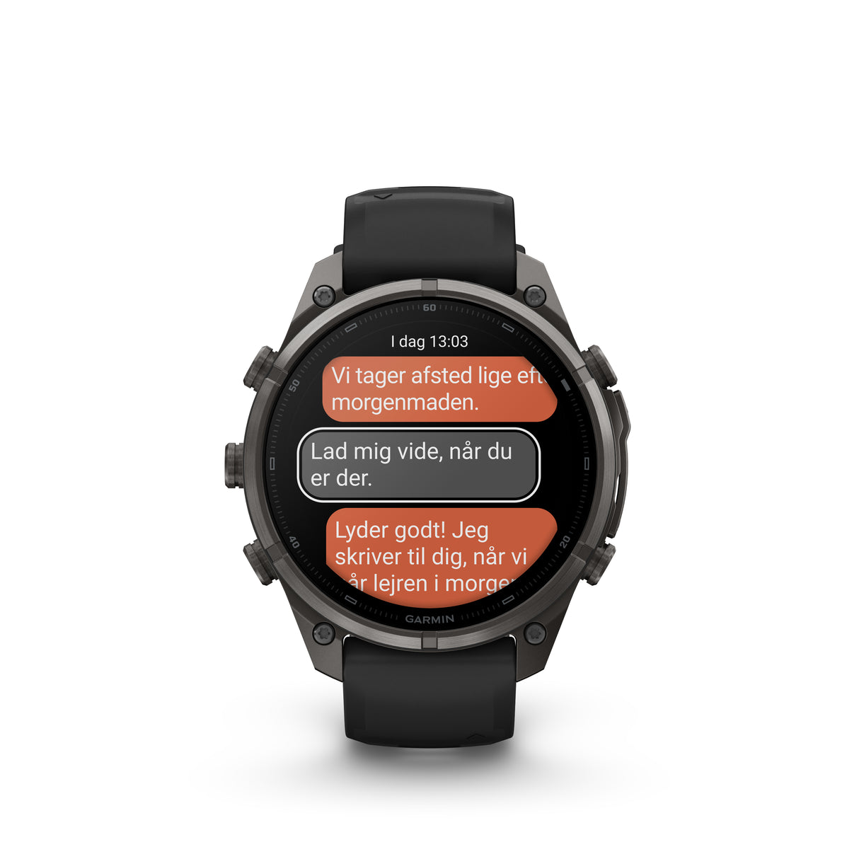 Garmin - Fenix 9 Pro inReach Smartwatch 47 mm // Carbon Grey DLC Titanium fra Garmin - billede nr. 3 hos GrejFreak.dk