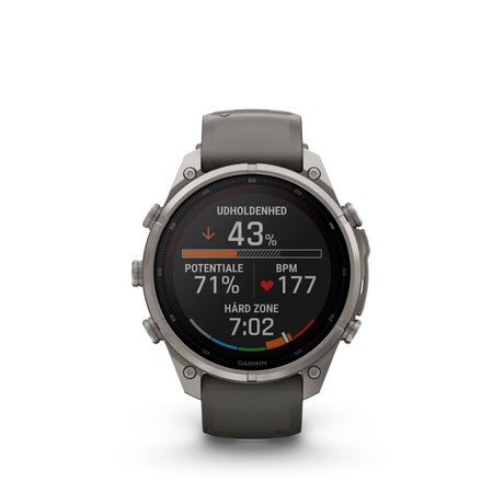 Garmin - Fenix 9 Pro inReach Solar 47 mm // Titanium Pebble Grey fra Garmin - billede nr. 6 hos GrejFreak.dk