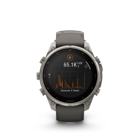 Garmin - Fenix 9 Pro inReach Solar 47 mm // Titanium Pebble Grey fra Garmin - billede nr. 7 hos GrejFreak.dk
