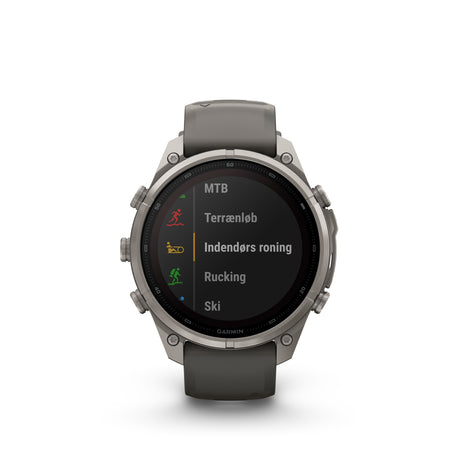 Garmin - Fenix 9 Pro inReach Solar 47 mm // Titanium Pebble Grey fra Garmin - billede nr. 8 hos GrejFreak.dk