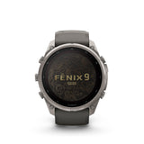Garmin - Fenix 9 Pro inReach Solar 51 mm // Titanium Pebble Grey fra Garmin - billede nr. 1 hos GrejFreak.dk