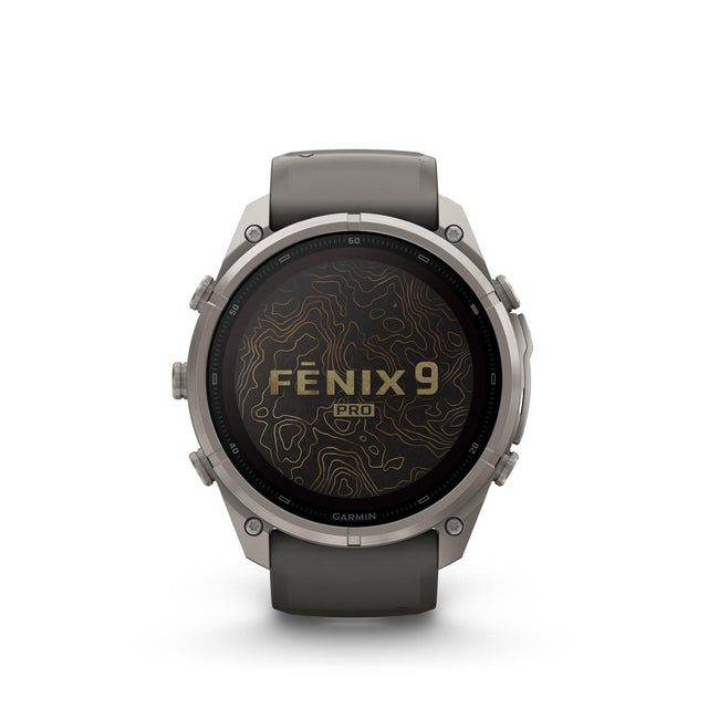 Garmin - Fenix 9 Pro inReach Solar 51 mm // Titanium Pebble Grey fra Garmin - billede nr. 1 hos GrejFreak.dk