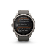 Garmin - Fenix 9 Pro inReach Solar 51 mm // Titanium Pebble Grey fra Garmin - billede nr. 4 hos GrejFreak.dk