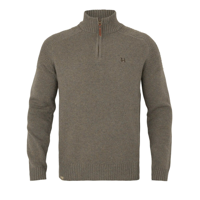 Härkila - Vincent Merino Half Zip Pullover // Dark sand fra Härkila - billede nr. 1 hos GrejFreak.dk