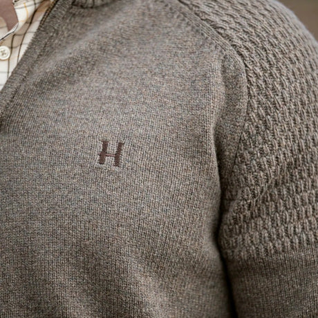 Härkila - Vincent Merino Half Zip Pullover // Dark sand fra Härkila - billede nr. 3 hos GrejFreak.dk