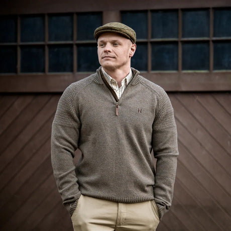 Härkila - Vincent Merino Half Zip Pullover // Dark sand fra Härkila - billede nr. 5 hos GrejFreak.dk