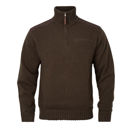 Härkila - Annaboda WSP Half Zip Stiktrøj // Demitasse Brown fra Härkila - billede nr. 1 hos GrejFreak.dk